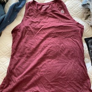 Maroon/Burgundy Reebok Tank Top